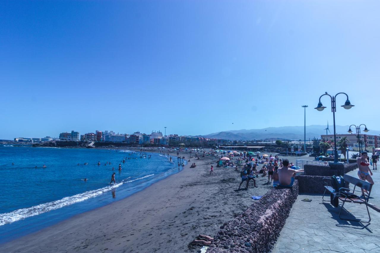 Melenara Beach Avenue Apt Shared Terrace Esterno foto